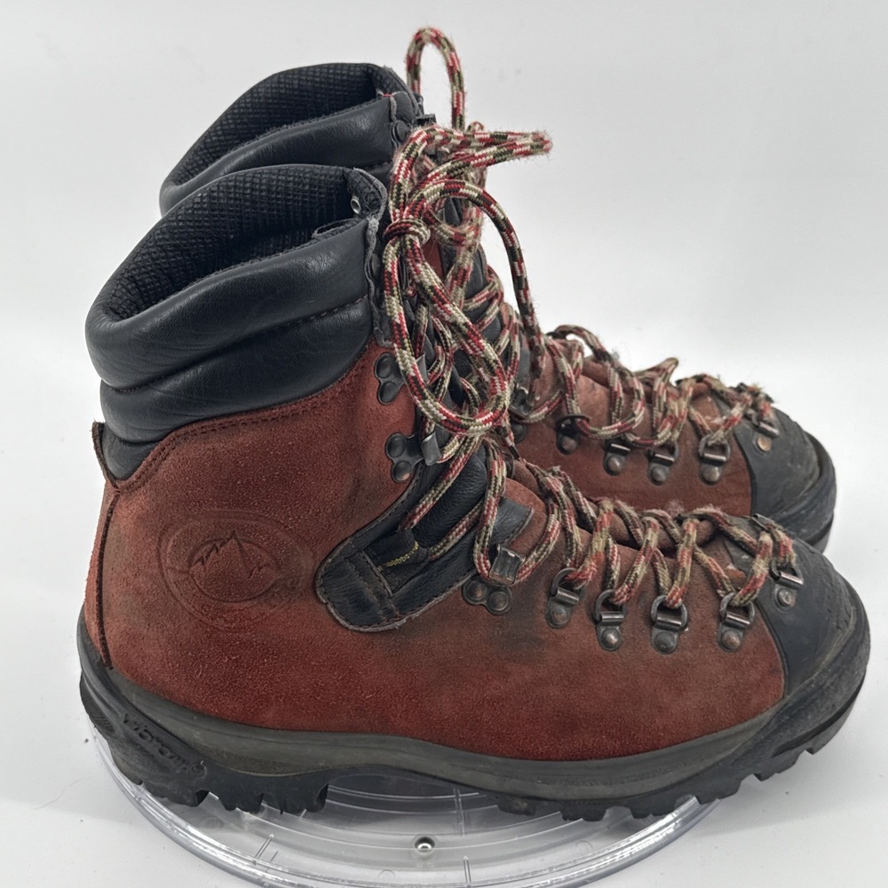 La Sportiva K2 Men's 42 Red Mountain Climbing Vibram Outdoor Hiking Boots Shoes